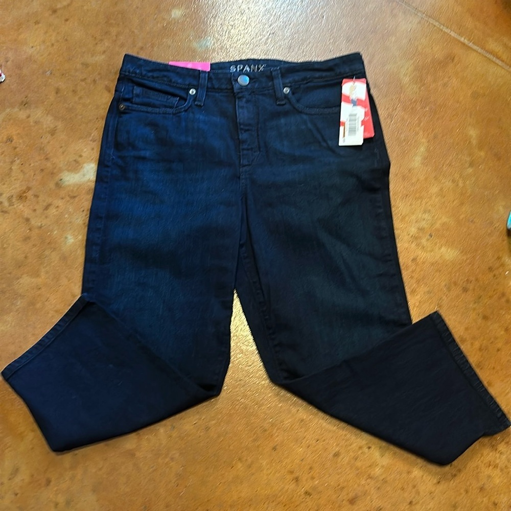 SPANX Women's Dark Blue Capri Jeans